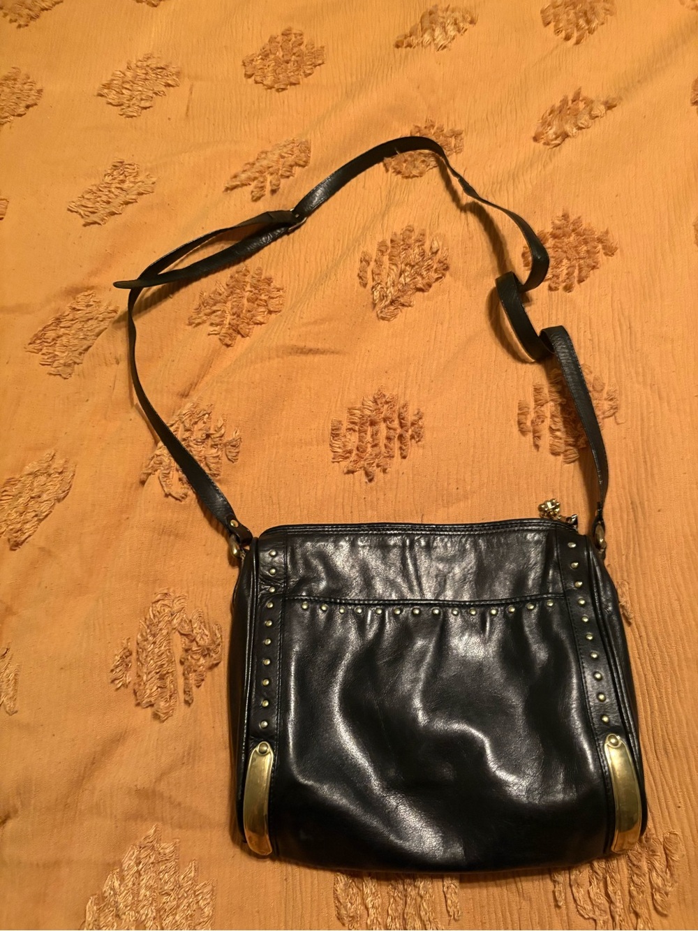 Bally Black Studded Crossbody